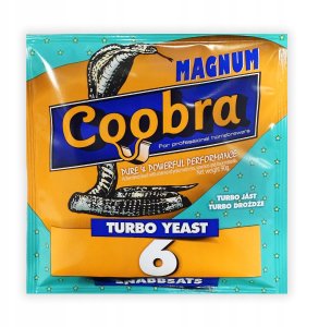 Drożdże GORZELNICZE TURBO COOBRA 6 MAGNUM 1