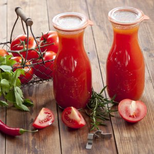 Weck Butelka butelka na sok 530 ml z pokrywą - op. 6 szt 3