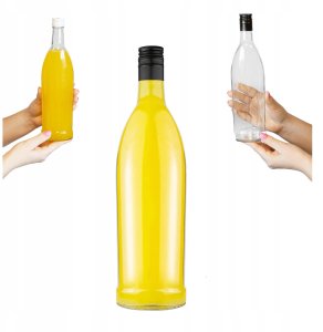 Szklana Butelka Iskra 500ml Na Alkohol Sok Wino Nalewki - Domowe Wyroby 0,5 1