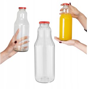 Butelka FRUIT na sok soczek syrop 1000ml + WIECZKO 1