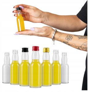 50x Butelki szklane MINI MONOPOL 40ml BUTELKA miniaturka na alkohol prezent 1