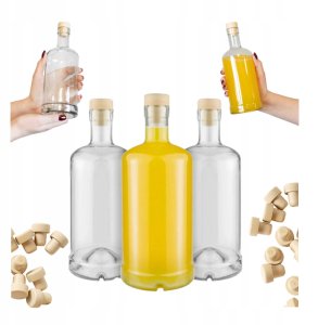 20X BUTELKA SZKLANA TADEK 500 ml BUTELKI SZKLANE NA NALEWKI BIMBER WESELE 1