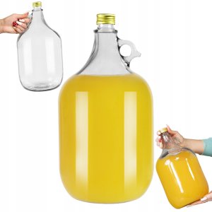 GĄSIOR DO WINA DAMA 5L Z ZAKRĘTKĄ BANIAK BALON NA WINO NALEWKI DO ALKOHOLU 1