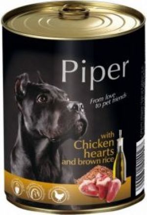 Piper Pies Serca kurczaka i ryż puszka 800g 1