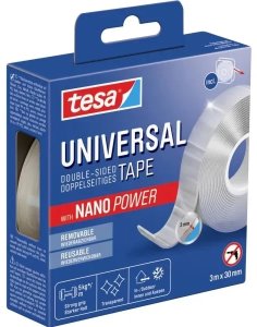 tesa doppelseitiges Klebeband Universal 3m 30mm hochtransp. 1