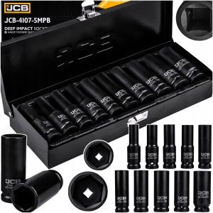 JCB NASADKI UDAROWE DŁ.kpl. 10el.1/2"  6-KĄT. (10-24mm) 1