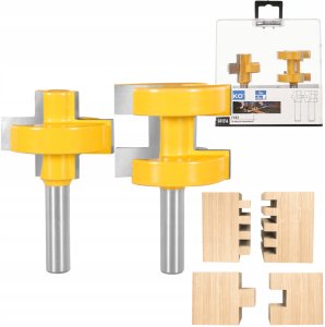 Frezy do połączeń wpustowych 2szt - trzpień 8mm (5/50) 5