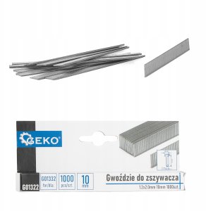 Gwoździe do zszywacza 1.2x2.0mm 10mm 1000szt. (200) 1