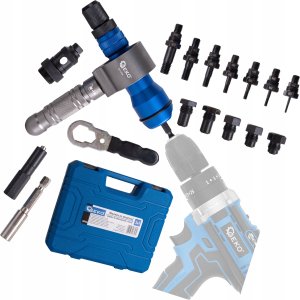 Geko Nitownica na wkrętarkę 3w1 – adapter do nitonakrętek i nitów (10) 14