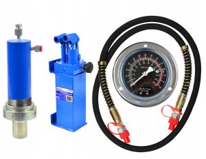 Zestaw do prasy 20T Pompa szybka Siłownik Manometr(1) 10