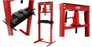 #Prasa hydrauliczna 20T z manometrem i pompą nożną(1) 1