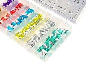 Zestaw bezpieczników samochodowych MINI 140szt.(20) 3