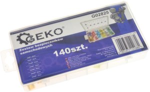 Zestaw bezpieczników samochodowych MINI 140szt.(20) 4