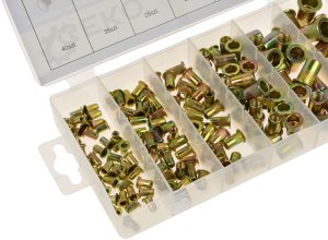 Zestaw nitonakrętek stalowych 150szt. (20) 2