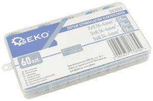 Geko Zestaw szybkozłączek elektrycznych 60el. 0,2-4mm2 (100) 7