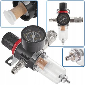Odwadniacz z filtrem powietrza + reduktor 1/4" (100) 1