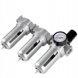 Filtr powietrza odwadniacz lakierniczy potrójny + reduktor BIG (10) 13