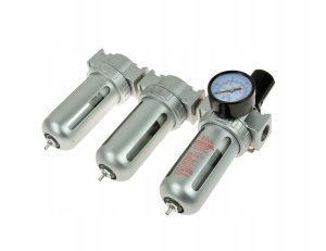 Filtr powietrza odwadniacz lakierniczy potrójny + reduktor BIG (10) 3