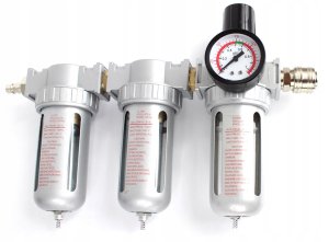 Filtr powietrza odwadniacz lakierniczy potrójny + reduktor BIG (10) 7