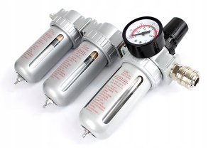 Filtr powietrza odwadniacz lakierniczy potrójny + reduktor BIG (10) 9