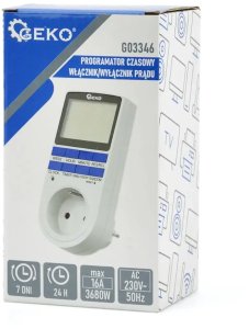 Programator czasowy - włącznik/wyłącznik prądu LCD (50) 3