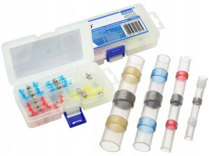 Złączki rurki koszulki termokurczliwe z cyną 0,25-6mm2 100szt. - 4 rozmiary (200) 8