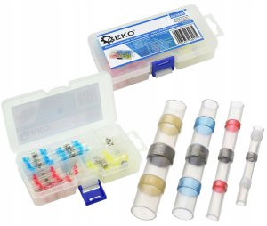 Złączki rurki koszulki termokurczliwe z cyną 0,25-6mm2 100szt. - 4 rozmiary (200) 10