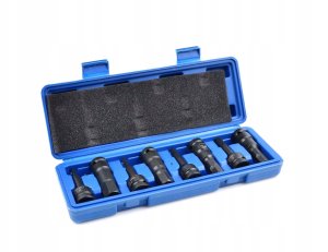 Kpl. kluczy udarowych imbus HEX  8szt. H5-H19 CR-MO (15) 1