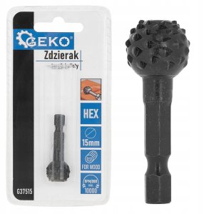 Zdzierak – tarnik kulisty do drewna 15mm HEX (50/250) 1