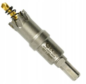 Otwornica widiowa - koronka do metalu 20mm z wiertłem tytanowym (100) 1