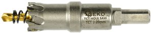 Geko Otwornica widiowa - koronka do metalu 20mm z wiertłem tytanowym (100) 2