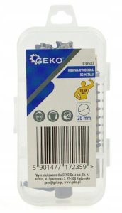 Geko Otwornica widiowa - koronka do metalu 20mm z wiertłem tytanowym (100) 3