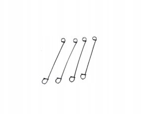 Drut wiązałkowy – oczkowy do wiązania zbrojeń 1000szt 1,6mm 14cm (5) 8