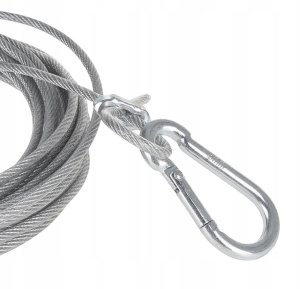 Lina kominiarska stalowa 6m 2