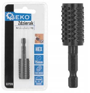 Zdzierak – tarnik cylindryczny do drewna 15mm HEX (50/250) 1