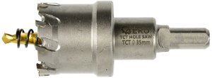 Otwornica widiowa - koronka do metalu 35mm z wiertłem tytanowym (100) 1