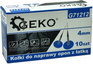 Geko Kołki do naprawy opon z łatką 4mm 10szt. (24) 3