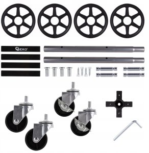 Geko Stojak mobilny na koła 100kg 3