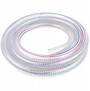 Wąż ssawny 1 cal 1'' 25 mm - wzmacniany drutem 5m (1) 1