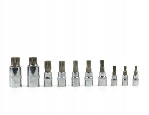 Cometic Zestaw nasadek spline 1/4 3/8 1/2  M4-M18 10el. (20) 3