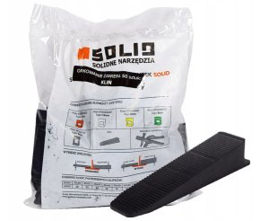 Kliny do poziomowania płytek Solid 50 sztuk 1
