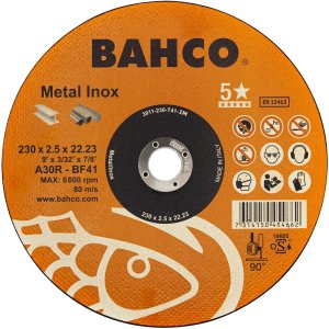Tarcza do cięcia stali nierdzewnej i metalu 180 x 2.0 mm BAHCO (50 szt.) 1
