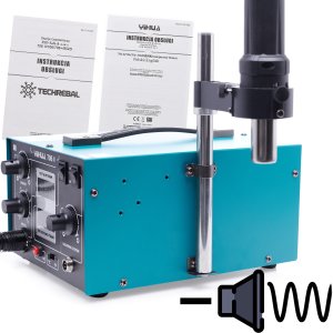 Stacja Lutownicza 2w1 Hot Air T12 Yihua 706 II Mocna Precyzyjna + Uchwyt Hot Air 5