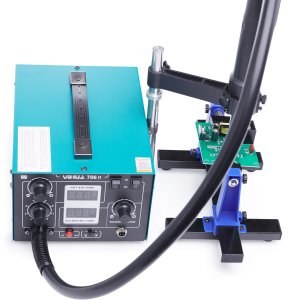 Stacja Lutownicza 2w1 Hot Air T12 Yihua 706 II Mocna Precyzyjna Uchwyt PCB 16