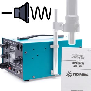 Stacja Lutownicza 2w1 Hot Air T12 Yihua 706 II Mocna Precyzyjna Uchwyt PCB 5