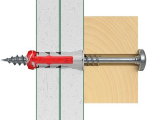 Two-component dowel with L-shaped head 8x40 mm, 4 pcs. 7