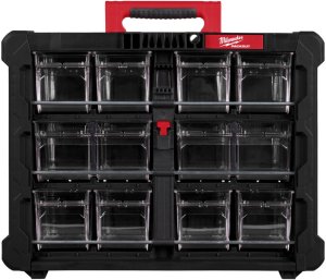 MILWAUKEE PACKOUT ORGANIZER LARGE WITH REMOVABLE BINS 1