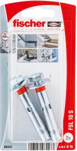 Fischer anchor with screw FSL 10 S 2pcs. 1