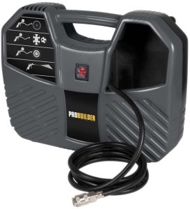 Air compressor PROBUILDER, power 1100 W, max. pressure 8 Bar, flow 180 l/min, gun included 1
