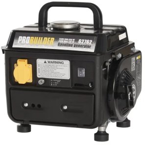 Gasoline generator PROBUILDER 62762, max. power 720 W, nominal power 650 W, fuel capacity 4.2 l, 1
